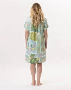 Liquette En Viscose ESTEREL 905 Vert D'eau -Pyjama Chic Femme Magasin liquette en viscose esterel 905 vert d eau 4