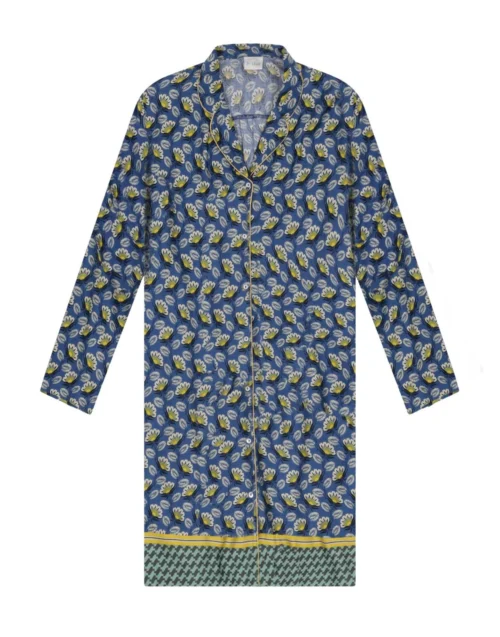 Liquette En Viscose Imprimée Bleu ZOÉ 605 Bleu 11 Liquette En Viscose Imprimée Bleu ZOÉ 605 Bleu -Pyjama Chic Femme Magasin liquette en viscose imprimee bleu zoe 605 bleu 5