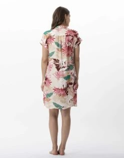 Liquette Imprimée Fleurs En 100% Viscose CAMÉLIA 705 Multico -Pyjama Chic Femme Magasin liquette imprimee fleurs en 100 viscose camelia 705 multico 5