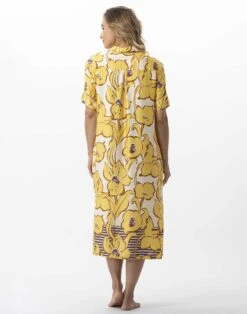 Liquette Imprimée Fleurs En 100% Viscose NÉROLI 705 Multico -Pyjama Chic Femme Magasin liquette imprimee fleurs en 100 viscose neroli 705 multico 2