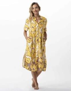 Liquette Imprimée Fleurs En 100% Viscose NÉROLI 705 Multico -Pyjama Chic Femme Magasin liquette imprimee fleurs en 100 viscose neroli 705 multico 4