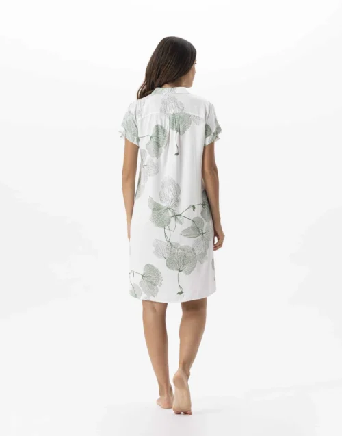 Liquette Motif Végétal En 100% Viscose GINKGO 705 Kaki 9 Liquette Motif Végétal En 100% Viscose GINKGO 705 Kaki -Pyjama Chic Femme Magasin liquette motif vegetal en 100 viscose ginkgo 705 kaki 4