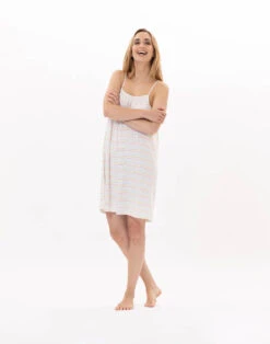 Nuisette En Coton MARIUS 903 Multico -Pyjama Chic Femme Magasin nuisette en coton marius 903 multico 2