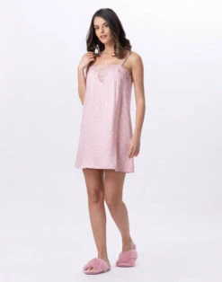 Nuisette En Viscose GIOIA 803 Blush -Pyjama Chic Femme Magasin nuisette en viscose gioia 803 blush 3