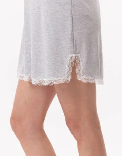 Nuisette En Viscose SUBLIME 803 Gris Chine -Pyjama Chic Femme Magasin nuisette en viscose sublime 803 gris chine 2