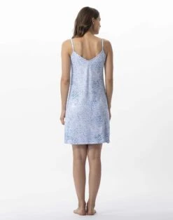 Nuisette Imprimée En Viscose élasthanne VICTORIA 703 Ciel -Pyjama Chic Femme Magasin nuisette imprimee en viscose elasthanne victoria 703 ciel 4