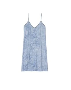 Nuisette Imprimée En Viscose élasthanne VICTORIA 703 Ciel -Pyjama Chic Femme Magasin nuisette imprimee en viscose elasthanne victoria 703 ciel 5