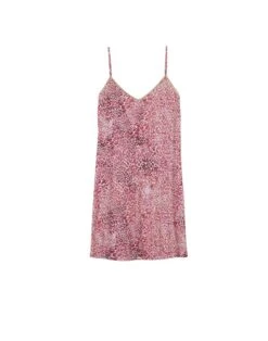 Nuisette Imprimée En Viscose élasthanne VICTORIA 703 Fraise -Pyjama Chic Femme Magasin nuisette imprimee en viscose elasthanne victoria 703 fraise 5