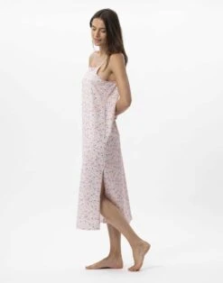 Nuisette Longue En Coton ANGIE 713 Multico -Pyjama Chic Femme Magasin nuisette longue en coton angie 713 multico 2