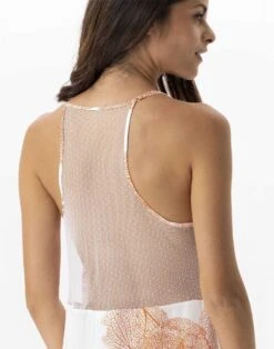 Nuisette Motif Végétal En 100% Viscose GINKGO 703 Mandarine 8 Nuisette Motif Végétal En 100% Viscose GINKGO 703 Mandarine -Pyjama Chic Femme Magasin nuisette motif vegetal en 100 viscose ginkgo 703 mandarine 3