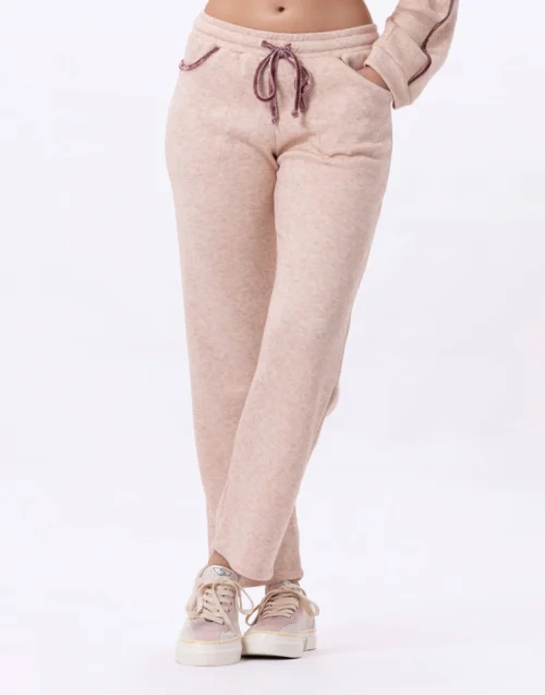 Pantalon En Maille Tricot ALPAGA 880 Beige 13 Pantalon En Maille Tricot ALPAGA 880 Beige -Pyjama Chic Femme Magasin pantalon en maille tricot alpaga 880 beige 3