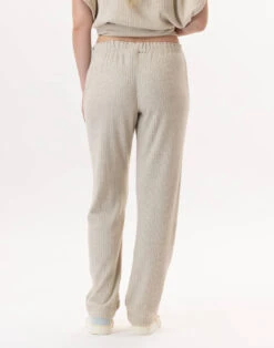 Pantalon En Maille Tricot ESMEE 880 Beige -Pyjama Chic Femme Magasin pantalon en maille tricot esmee 880 beige 4