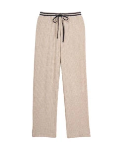 Pantalon En Maille Tricot ESMEE 880 Beige -Pyjama Chic Femme Magasin pantalon en maille tricot esmee 880 beige 5