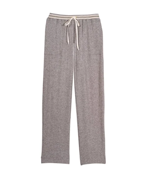 Pantalon En Maille Tricot ESMEE 880 Gris Chine 21 Pantalon En Maille Tricot ESMEE 880 Gris Chine -Pyjama Chic Femme Magasin pantalon en maille tricot esmee 880 gris chine 10