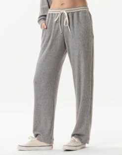 Pantalon En Maille Tricot ESMEE 880 Gris Chine 13 Pantalon En Maille Tricot ESMEE 880 Gris Chine -Pyjama Chic Femme Magasin pantalon en maille tricot esmee 880 gris chine 2