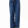 Pantalon En Panne De Velours PLATINE 880 Bleu