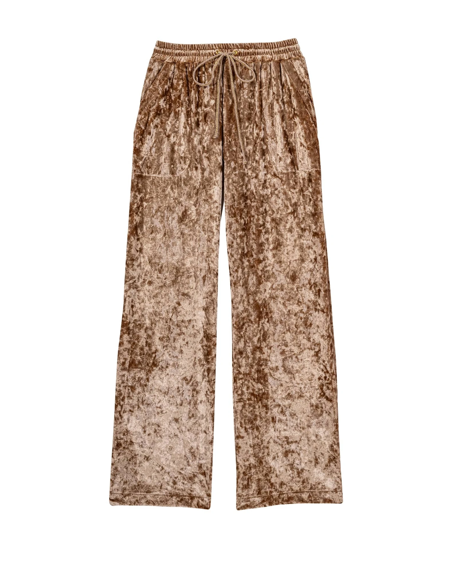 Pantalon En Panne De Velours PLATINE 880 Doré 6 Pantalon En Panne De Velours PLATINE 880 Doré – Image 6