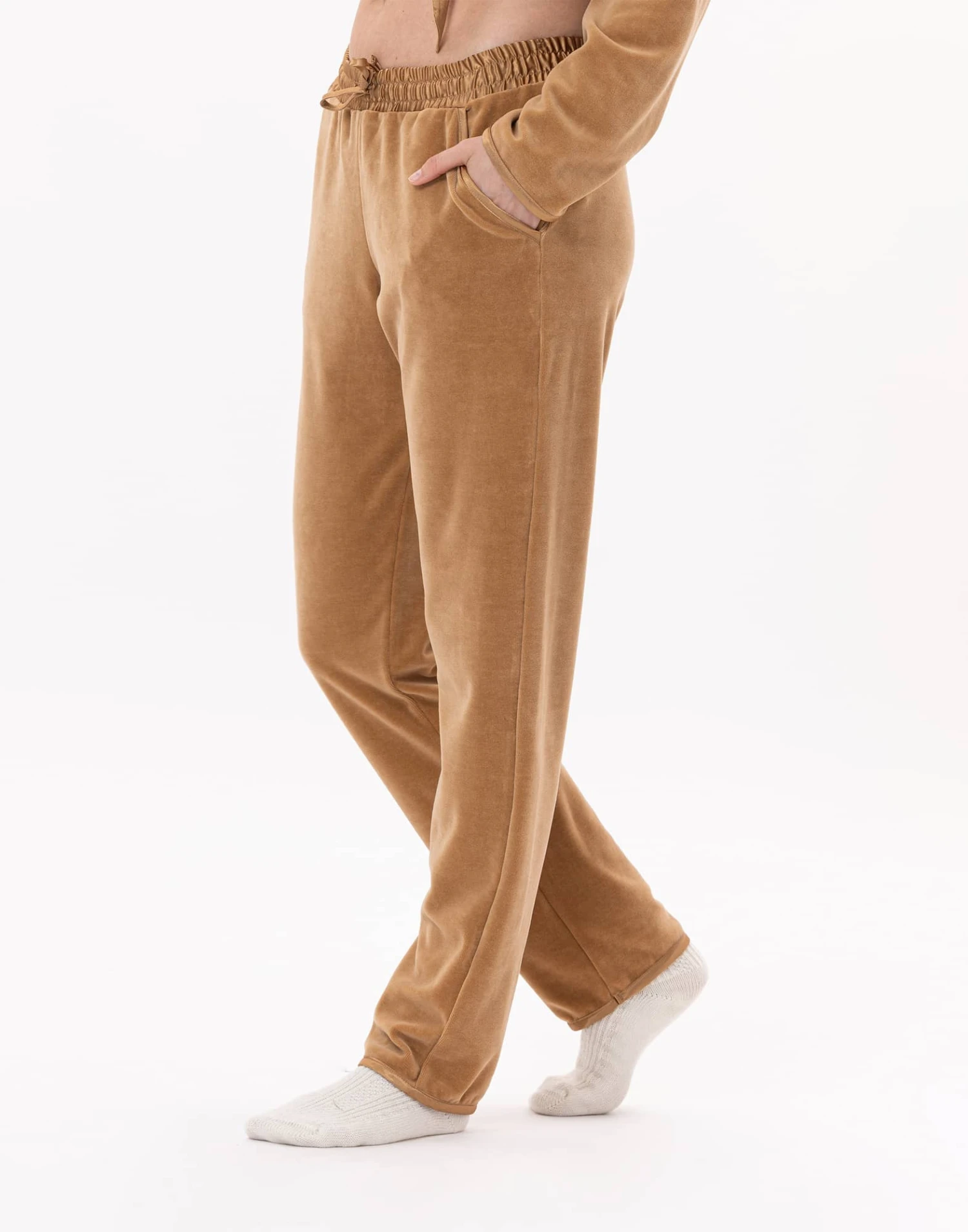 Pantalon En Velours VELVET 880 Dore 2 Pantalon En Velours VELVET 880 Dore – Image 2