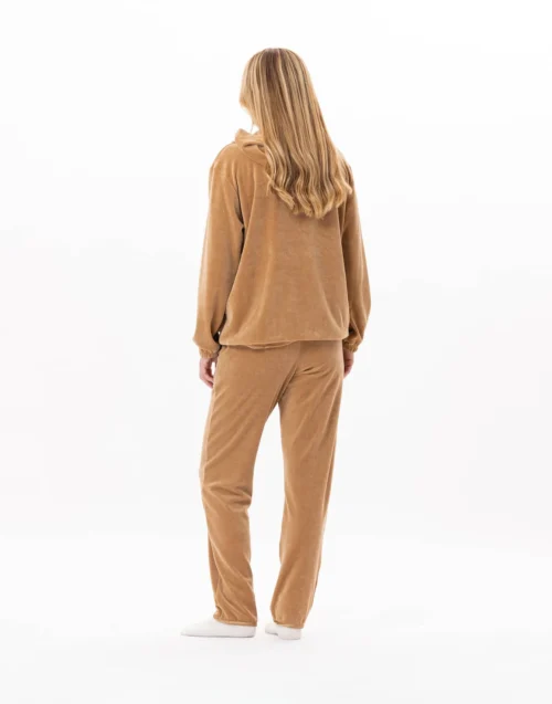Pantalon En Velours VELVET 880 Dore -Pyjama Chic Femme Magasin pantalon en velours velvet 880 dore 8