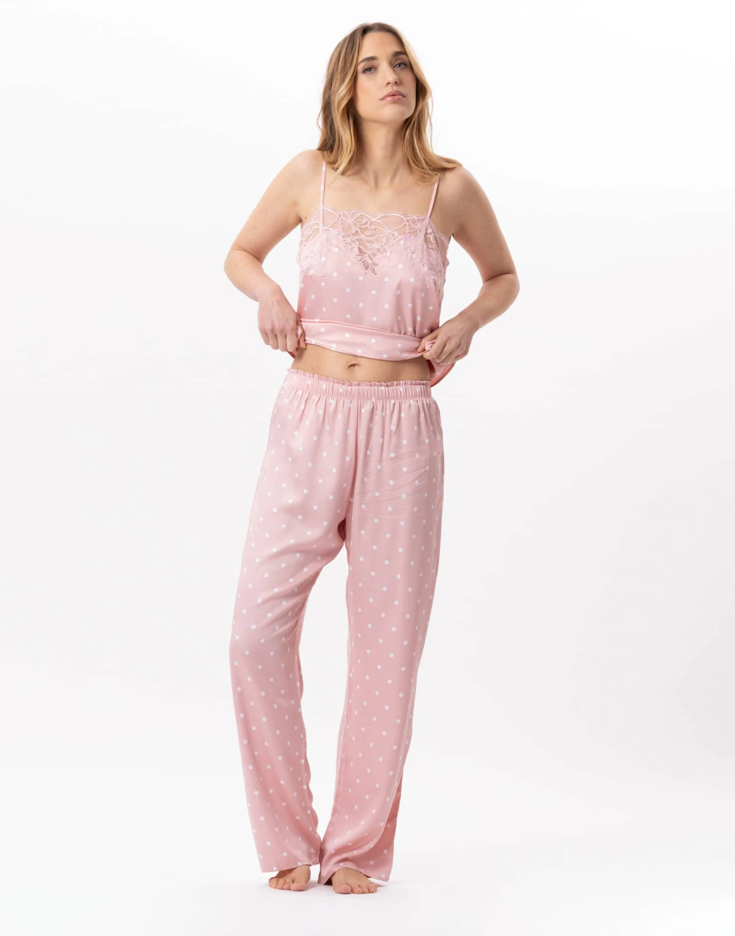 Pantalon En Viscose GIOIA 880 Blush 4 Pantalon En Viscose GIOIA 880 Blush – Image 4