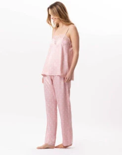 Pantalon En Viscose GIOIA 880 Blush 14 Pantalon En Viscose GIOIA 880 Blush -Pyjama Chic Femme Magasin pantalon en viscose gioia 880 blush 5