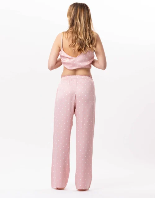 Pantalon En Viscose GIOIA 880 Blush -Pyjama Chic Femme Magasin pantalon en viscose gioia 880 blush 6