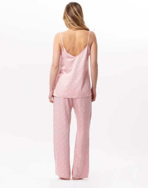 Pantalon En Viscose GIOIA 880 Blush -Pyjama Chic Femme Magasin pantalon en viscose gioia 880 blush 7