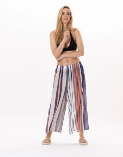 Pantalon En Voile De Coton VALLAURIS 980 Multico