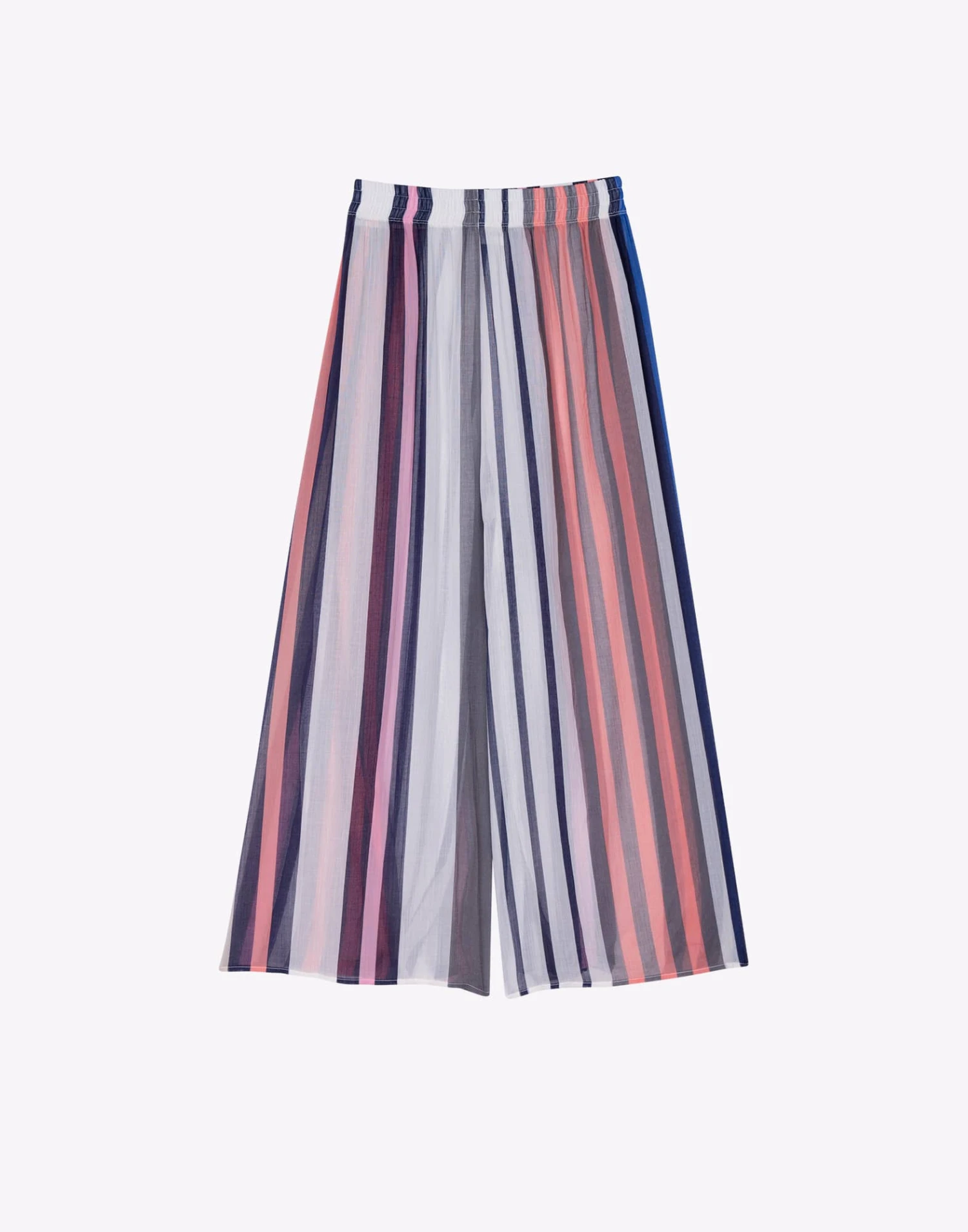 Pantalon En Voile De Coton VALLAURIS 980 Multico 6 Pantalon En Voile De Coton VALLAURIS 980 Multico – Image 6