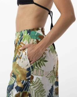 Pantalon Imprimé Végétaux En 100% Coton PALMERAIE 780 Multico -Pyjama Chic Femme Magasin pantalon imprime vegetaux en 100 coton palmeraie 780 multico 2