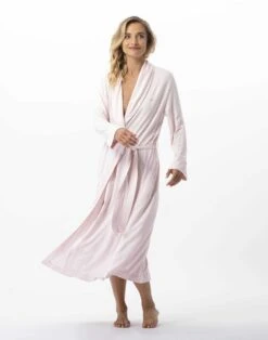 Peignoir Molletonné YOGA 760 Rose 8 Peignoir Molletonné YOGA 760 Rose -Pyjama Chic Femme Magasin peignoir molletonne yoga 760 rose 2