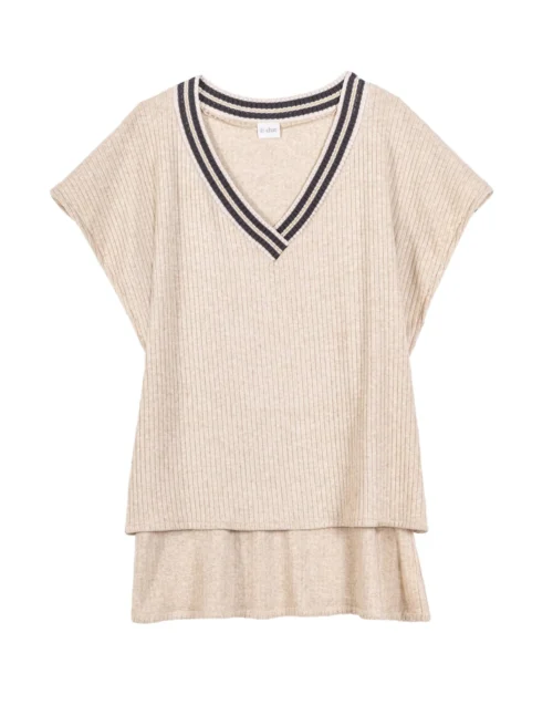 Poncho Pull En Maille Tricot ESMEE 831 Beige 13 Poncho Pull En Maille Tricot ESMEE 831 Beige -Pyjama Chic Femme Magasin poncho pull en maille tricot esmee 831 beige 6