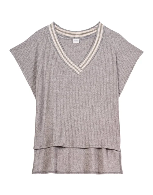 Poncho Pull En Maille Tricot ESMEE 831 Gris Chine 11 Poncho Pull En Maille Tricot ESMEE 831 Gris Chine -Pyjama Chic Femme Magasin poncho pull en maille tricot esmee 831 gris chine 5