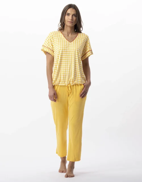 Pyjama 7/8° Imprimé En Viscose élasthanne ROSIE 702 Soleil