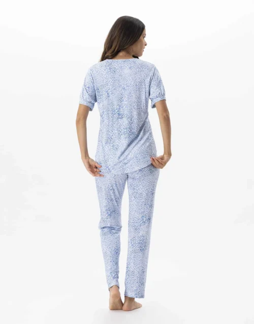 Pyjama 7/8° Imprimé En Viscose élasthanne VICTORIA 702 Ciel -Pyjama Chic Femme Magasin pyjama 7 8 imprime en viscose elasthanne victoria 702 ciel 5
