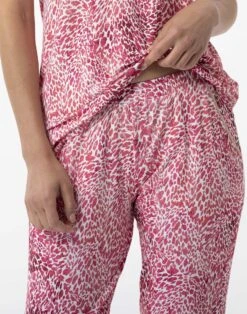 Pyjama 7/8° Imprimé En Viscose élasthanne VICTORIA 702 Fraise -Pyjama Chic Femme Magasin pyjama 7 8 imprime en viscose elasthanne victoria 702 fraise 5