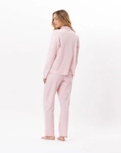 Pyjama Boutonné En Coton CHAMADE 806 Blush -Pyjama Chic Femme Magasin pyjama boutonne en coton chamade 806 blush 5