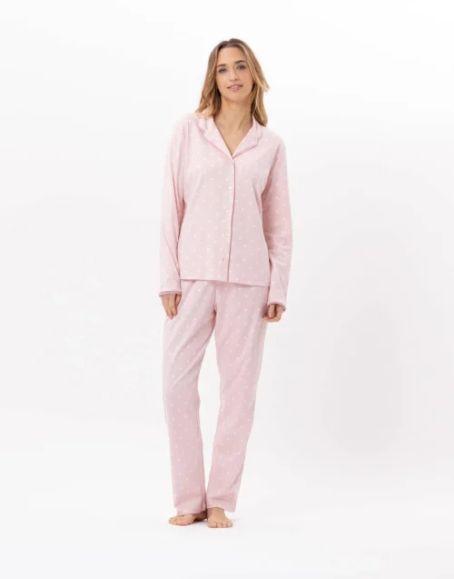 Pyjama Boutonné En Coton CHAMADE 806 Blush