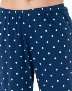 Pyjama Boutonné En Coton CHAMADE 806 Prusse 9 Pyjama Boutonné En Coton CHAMADE 806 Prusse -Pyjama Chic Femme Magasin pyjama boutonne en coton chamade 806 prusse 2