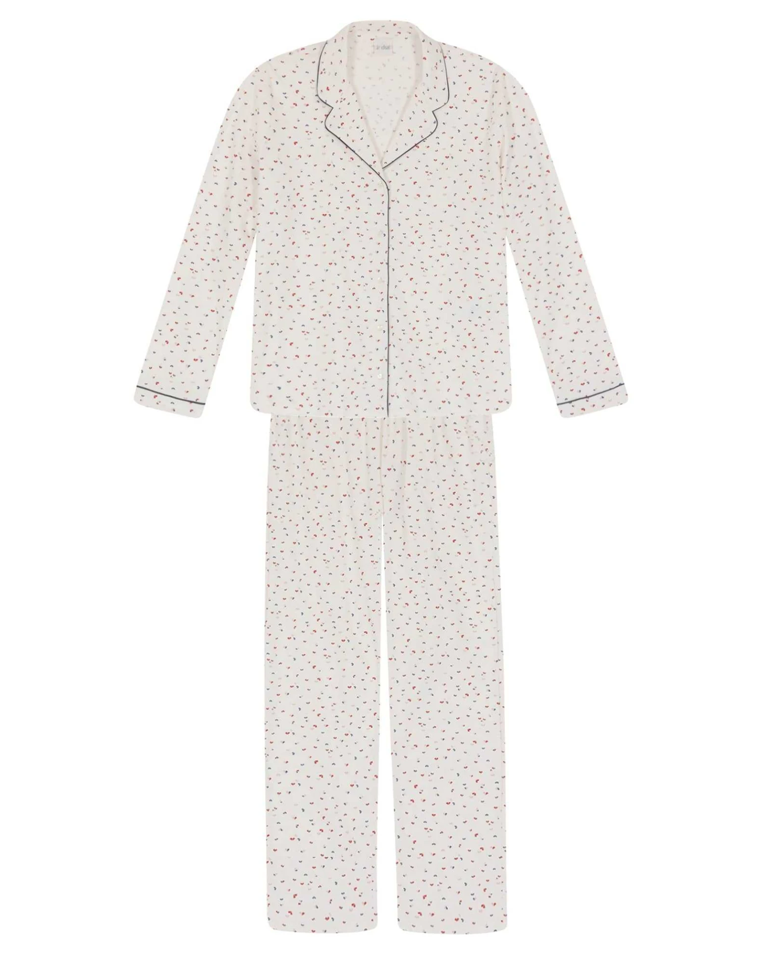 Pyjama Boutonné En Coton écru HOLLY 606 écru 6 Pyjama Boutonné En Coton écru HOLLY 606 écru – Image 6