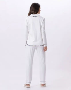 Pyjama Boutonné En Coton GLORIA 806 Ecru 11 Pyjama Boutonné En Coton GLORIA 806 Ecru -Pyjama Chic Femme Magasin pyjama boutonne en coton gloria 806 ecru 5