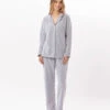 Pyjama Boutonné En Micropolaire DOUCE 806 Gris Chine