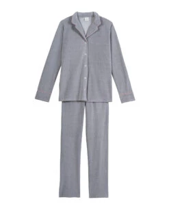 Pyjama Boutonné En Micropolaire DOUCE 806 Gris Chine 15 Pyjama Boutonné En Micropolaire DOUCE 806 Gris Chine -Pyjama Chic Femme Magasin pyjama boutonne en micropolaire douce 806 gris chine 7