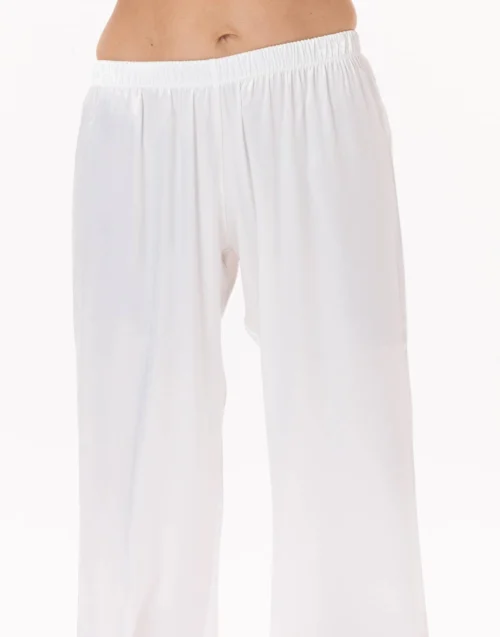 Pyjama Boutonné En Viscose CROISETTE 906 Blanc/Doré 13 Pyjama Boutonné En Viscose CROISETTE 906 Blanc/Doré -Pyjama Chic Femme Magasin pyjama boutonne en viscose croisette 906 blanc dore 5