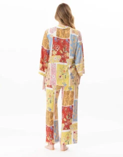 Pyjama Boutonné En Viscose ESTEREL 906 Rose -Pyjama Chic Femme Magasin pyjama boutonne en viscose esterel 906 rose 5