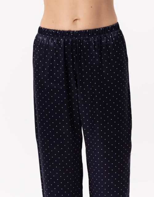 Pyjama Boutonné En Viscose MOON 806 Marine -Pyjama Chic Femme Magasin pyjama boutonne en viscose moon 806 marine 2