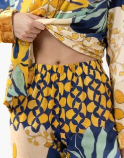 Pyjama Boutonné FOUGÈRES 606 100% Viscose Imprimé Multico -Pyjama Chic Femme Magasin pyjama boutonne fougeres 606 100 viscose imprime multico 3