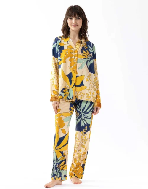 Pyjama Boutonné FOUGÈRES 606 100% Viscose Imprimé Multico