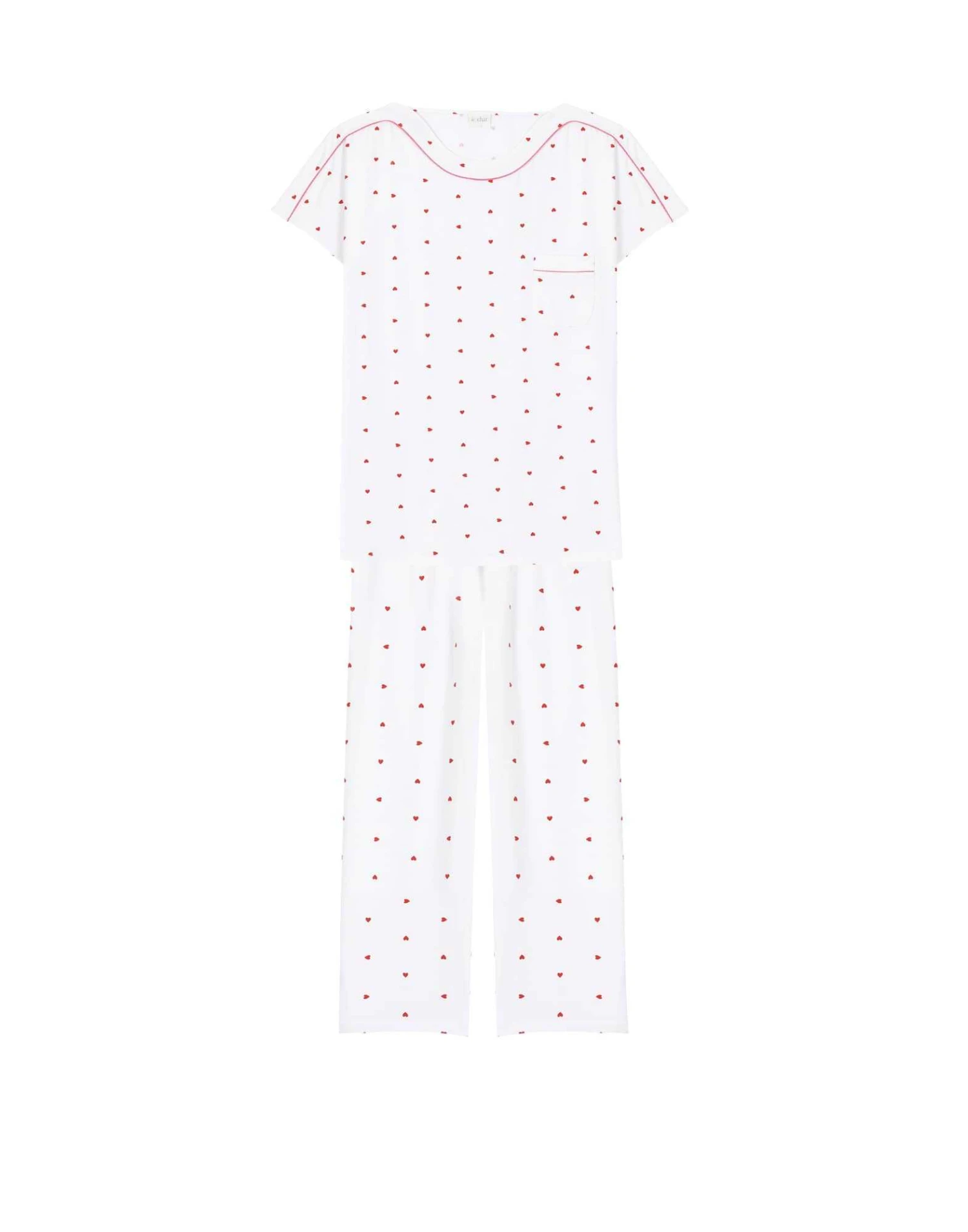 Pyjama En Coton AMORE 702 Blanc 7 Pyjama En Coton AMORE 702 Blanc – Image 7