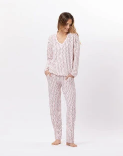 Pyjama En Coton AURORE 802 Multico -Pyjama Chic Femme Magasin pyjama en coton aurore 802 multico 4